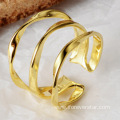 Unique Silver 925 Rings Women Rings Gold Plated